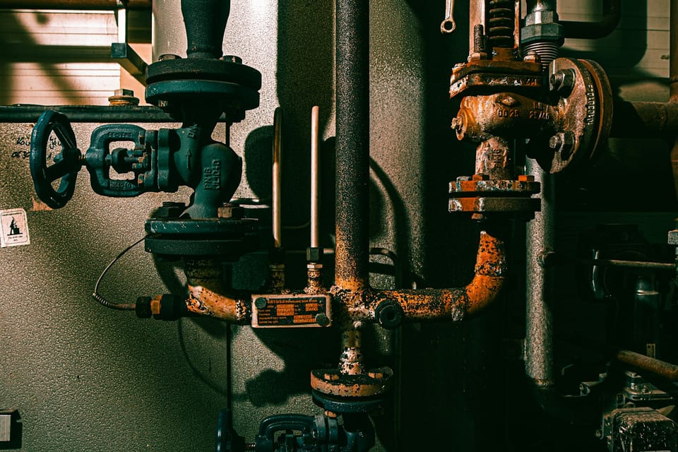 Industrial valves and pipework