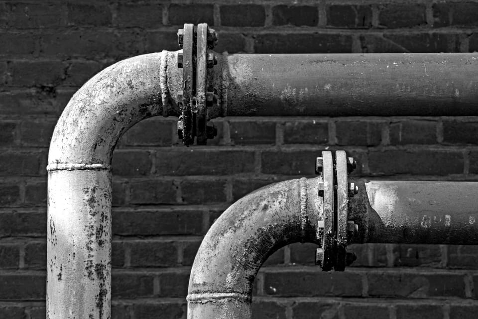 Industrial pipes and flanges